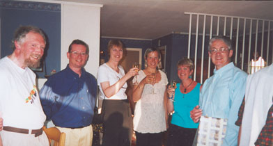 An evening at Mari and J&oslash;ran's 